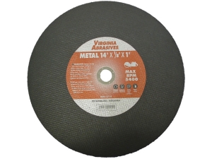 BLADE, ABRASIVE, METAL, 14"X1/8"X1", 10/BX