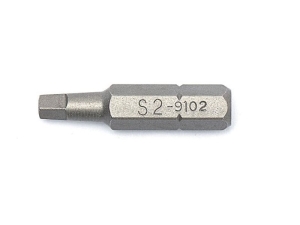 BIT, SQUARE DRIVE, #2, 2" LONG