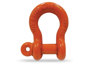 SHACKLE, CM ORANGE, 1", 10 TON