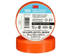 TAPE, ELECTRICAL, ORANGE (OSHA) 3 /4" X 60'