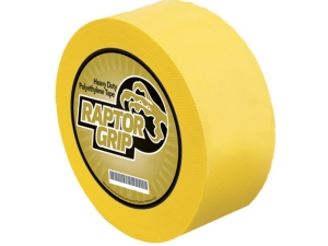 TAPE, POLY, YELLOW, 72MM X 55MM, RAPTORGRIP 1664-4890, 16/CS