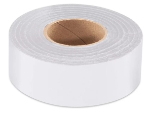 TAPE, FLAGGING, WHITE, 1-3/16"x300'