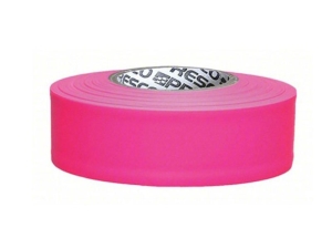 TAPE, FLAGGING, PINK, 1"x300'