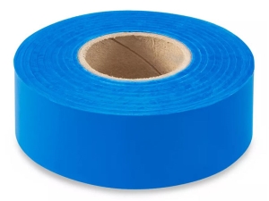 TAPE, FLAGGING, BLUE, 1-3/16"x300'
