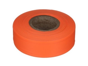 TAPE, FLAGGING, GLO ORANGE, 1-3/16"x150'