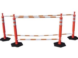 SAFETY CONE BAR, REFLECTIVE, EXTENDS 5.5FT-10.5FT