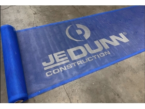 NETTING, DEBRIS, BLUE, 4'X150' RL, PVC, WITH LOGO