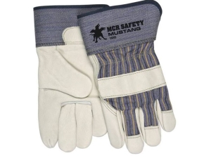 GLOVES, LEATHER PALM, MUSTANG 1935M, 12/PK
