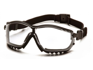 GLASSES, SAFETY, CLEAR, ANTI-FOG, PYRAMEX GB1810ST, 12/BX