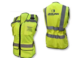 VEST, SAFETY, JE DUNN, HIGH VIZ, WOMEN, RADSV59W, M