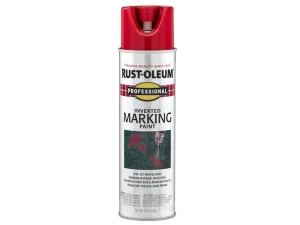 PAINT, SPRAY, INVERTED, RED